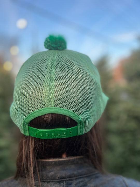 Green Vintage Trucker Hat: Just A Swangin', Kap Int'l Inc.