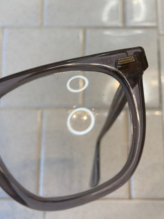 60s Grey Square Frame Vintage Eyeglasses, Norton