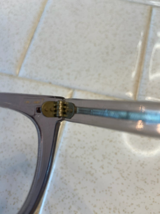 60s Grey Square Frame Vintage Eyeglasses, Norton