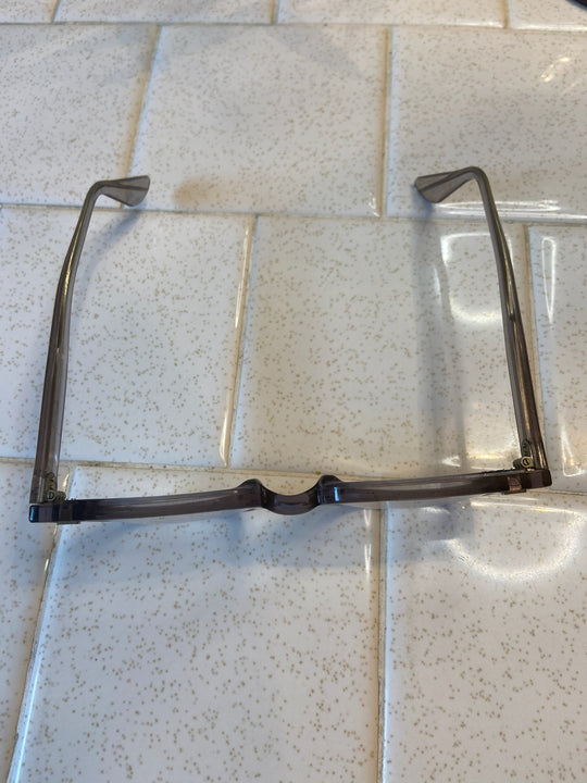60s Grey Square Frame Vintage Eyeglasses, Norton
