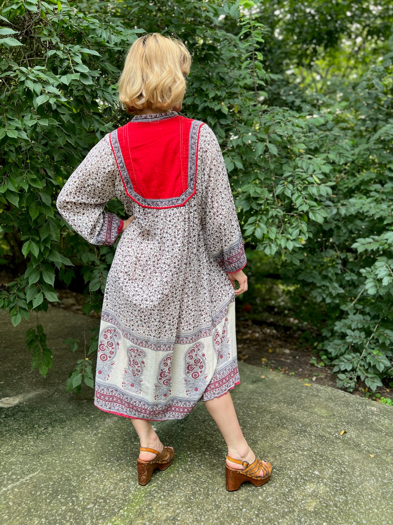 Vintage Paisley Floral Indian Cotton Tent Dress – The Hip Zipper Nashville