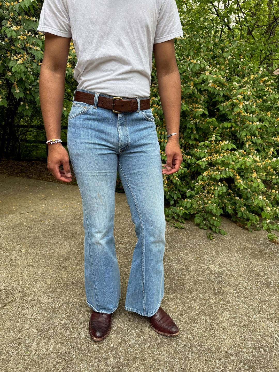 Vintage Bell Bottom Denim Jeans, Farrah, Pair 2