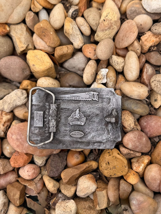 Belt Buckle, 'Carpenter' by Siskiyou