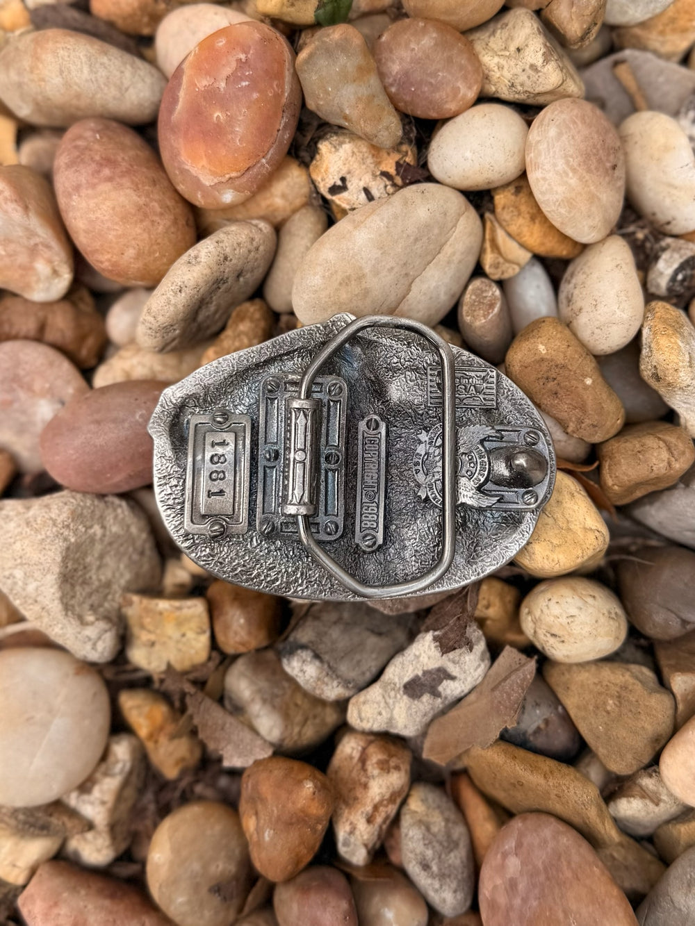 Belt Buckle: Construction Worker Eagle: Great American Buckle Company