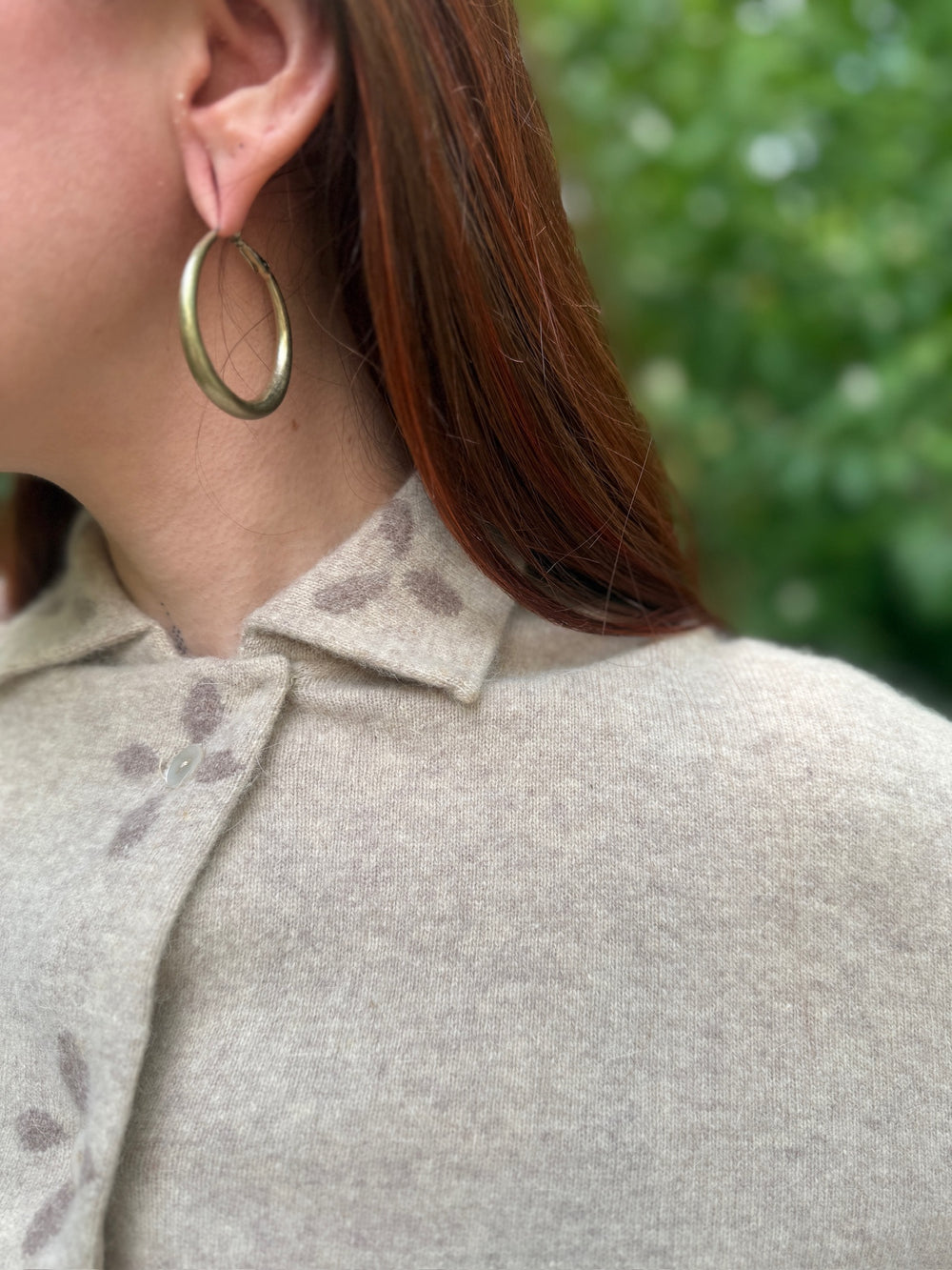 50s Tan Cardigan Sweater, Penney's