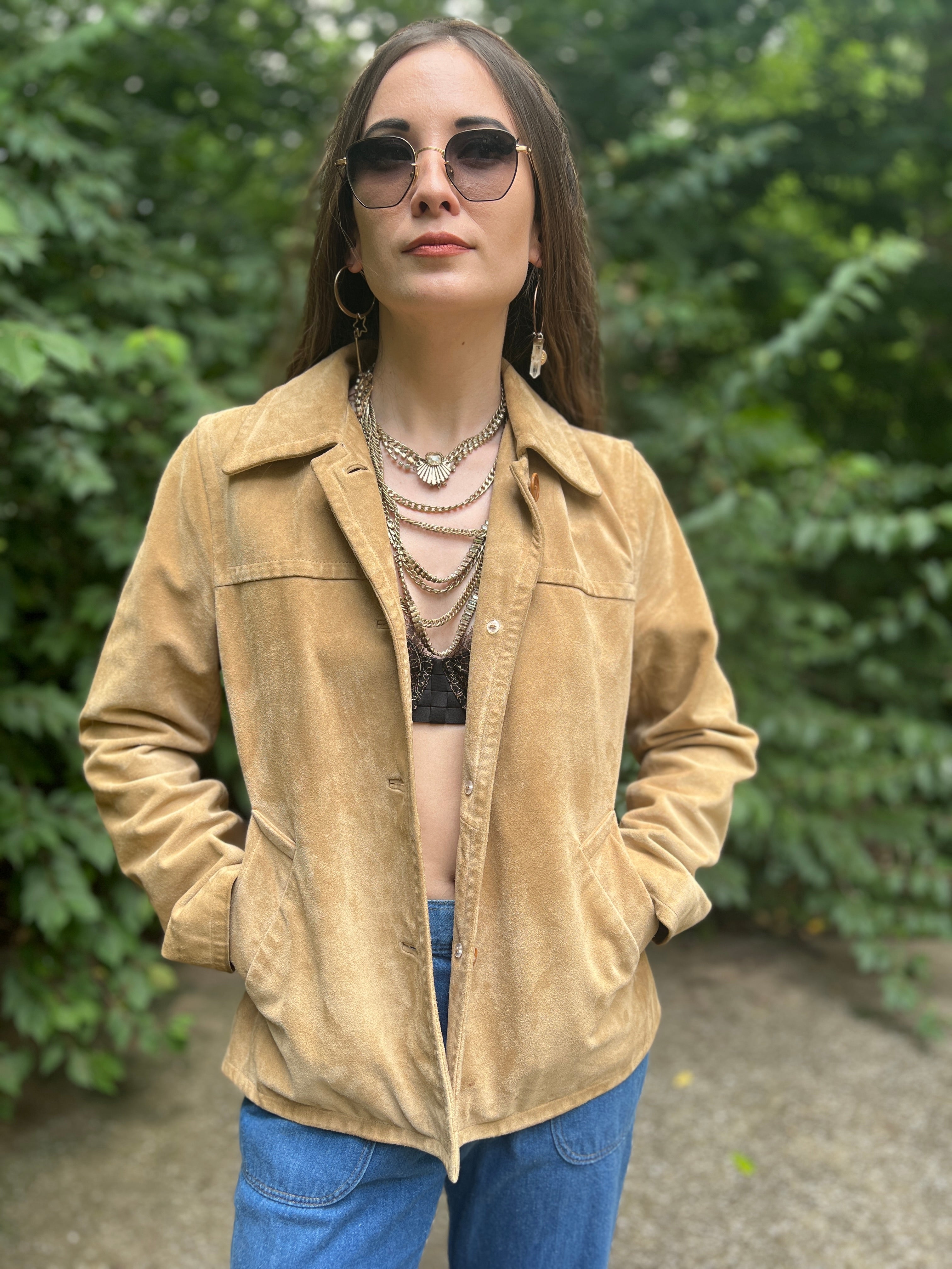 VINTAGE outlet SUEDE JACKET