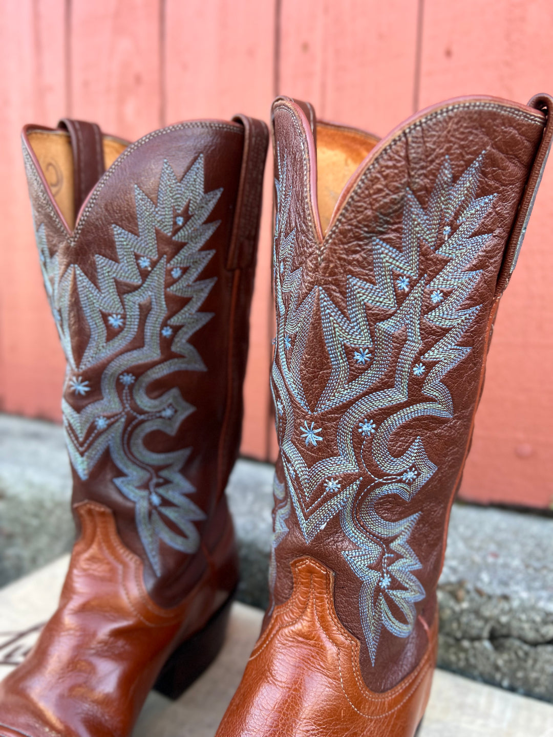 Cowboy boots top long tips