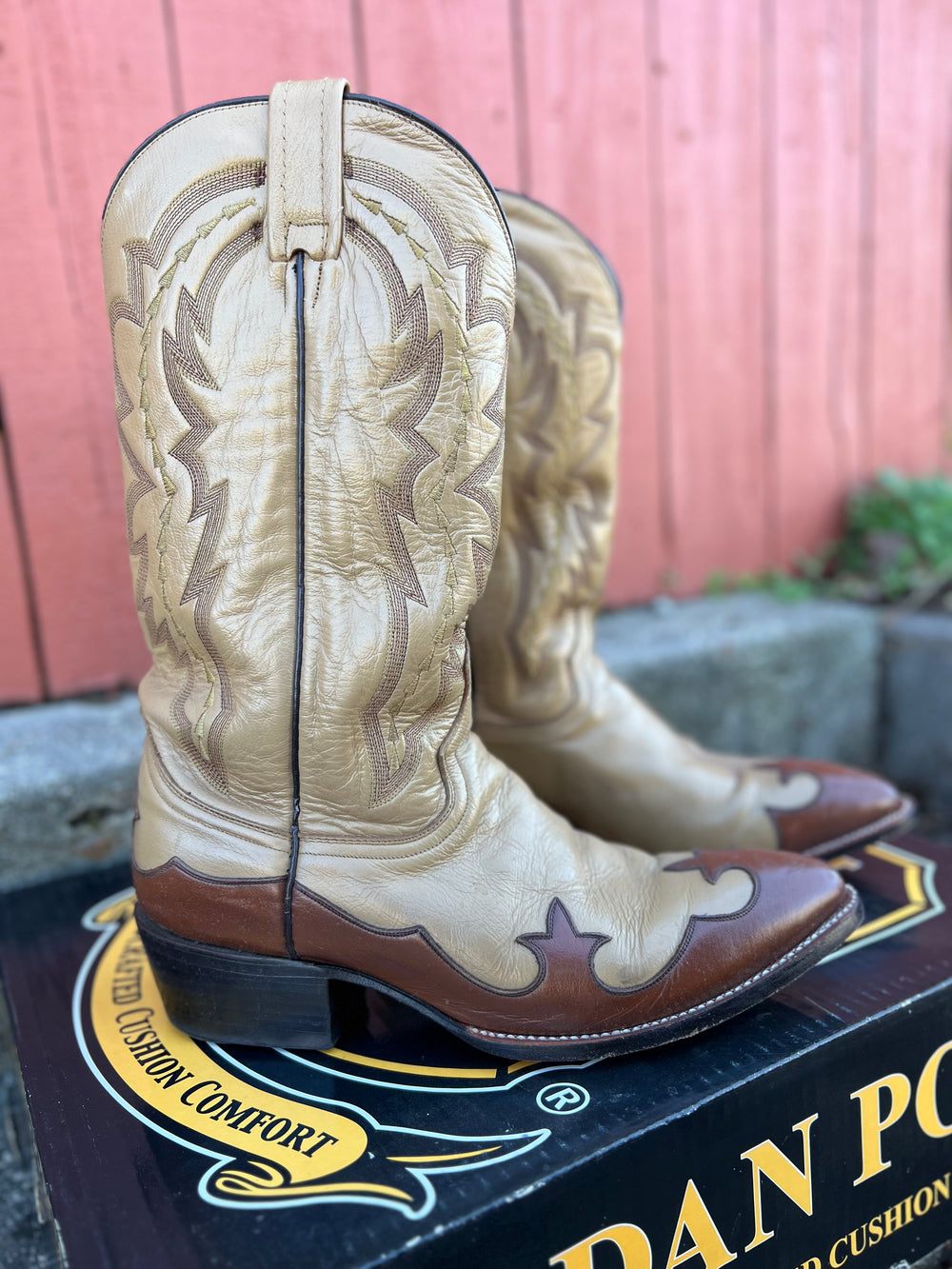Mens wingtip 2025 cowboy boots