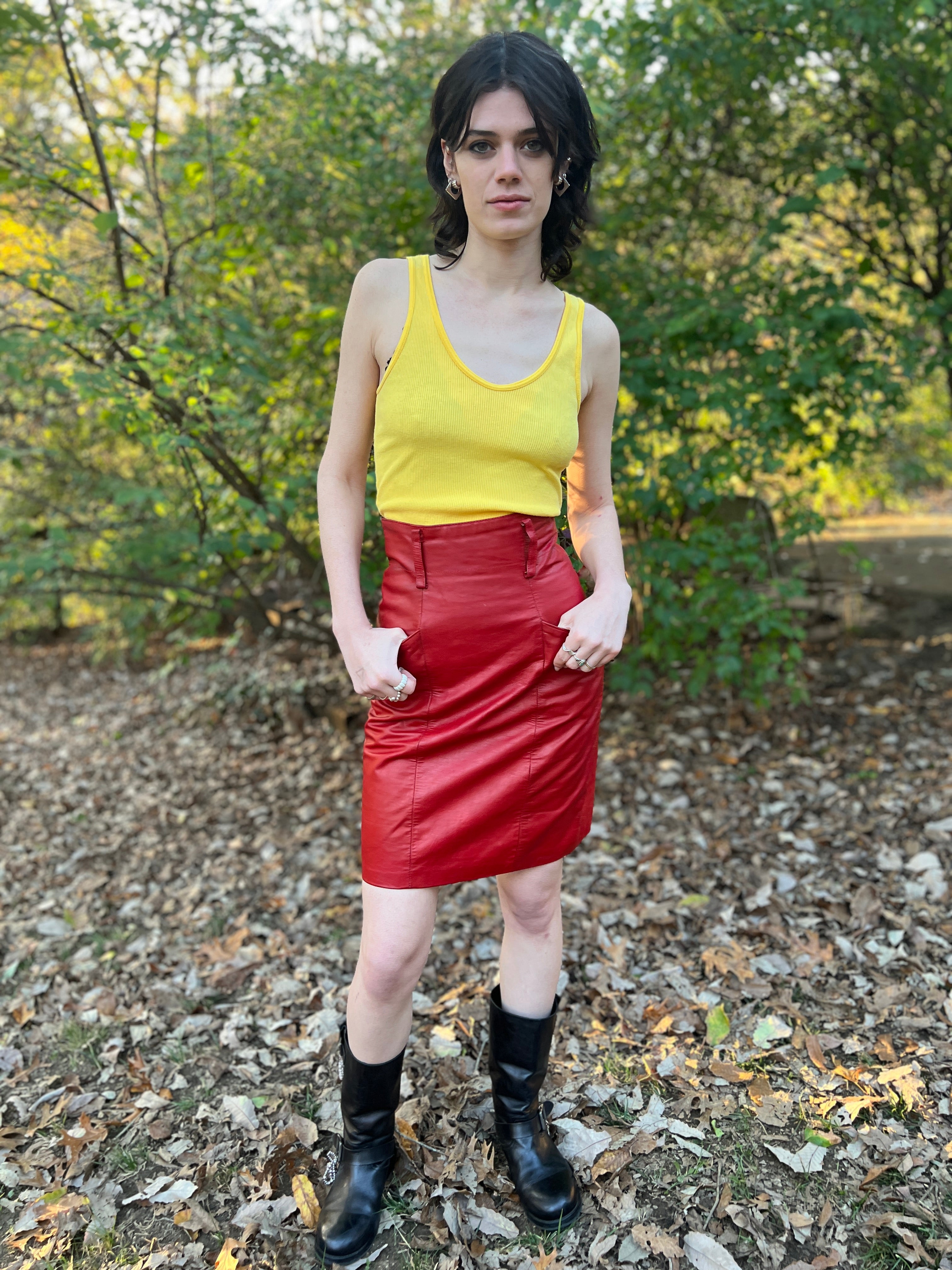 red and yellow tops