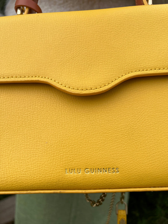 Vintage Yellow Purse, Lulu Guinness