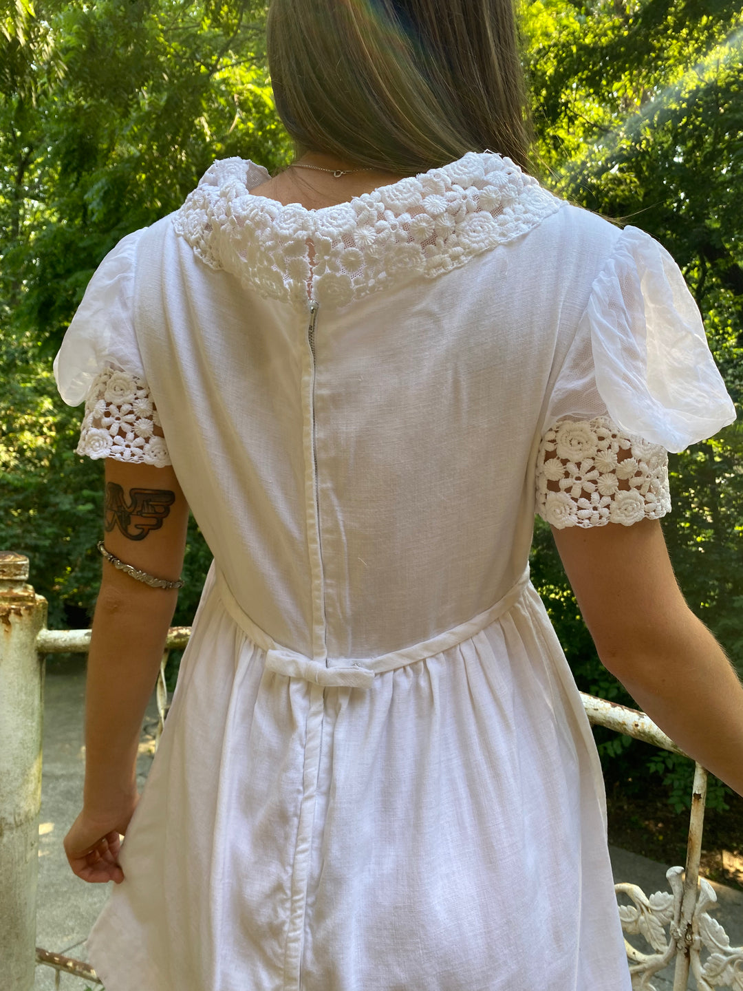 Vintage white sales cotton dress
