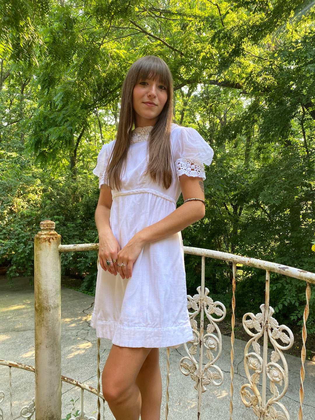 White 60s dress best sale