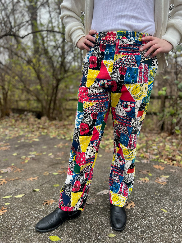 Men's Yellow Red Velveteen Print Pants, Lilly Pulitzer – The Hip