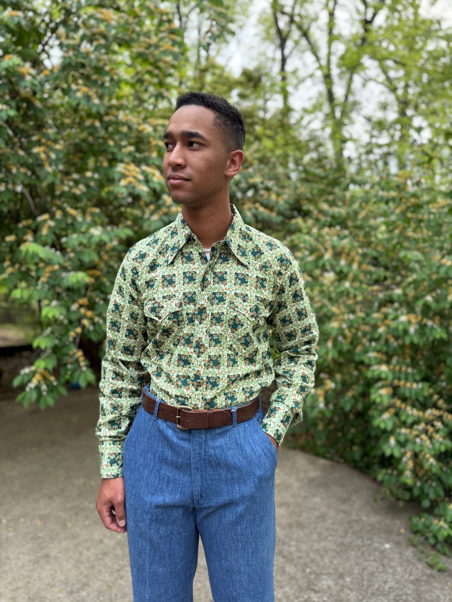 70s Western Shirt - Etsy