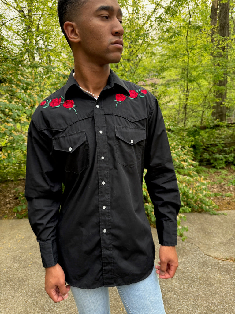■R.SHEMISTE■ FLORAL JACQUARD WESTERN SHIRT BLACK 6716-BLK_FRONT_V5.jpg?v=