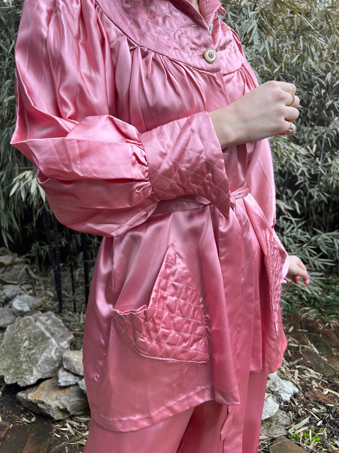 pink pj dress Women's Dreamy Mood Pajama Sleep Dress in Hot Pink Size 3X