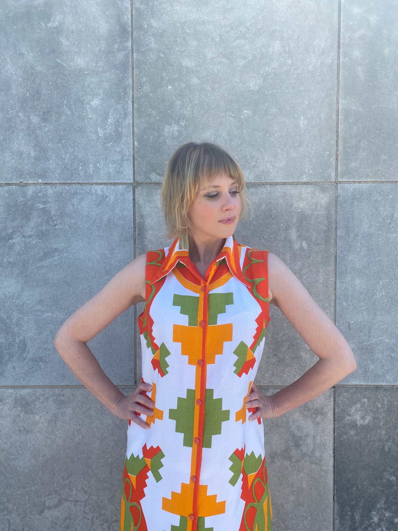 60s Vintage Orange Green Print Cotton Shift Dress, Vera – The Hip Zipper Nashville 60s Vintage Orange Green Print Cotton Shift Dress, Vera – The Hip Zipper Nashville