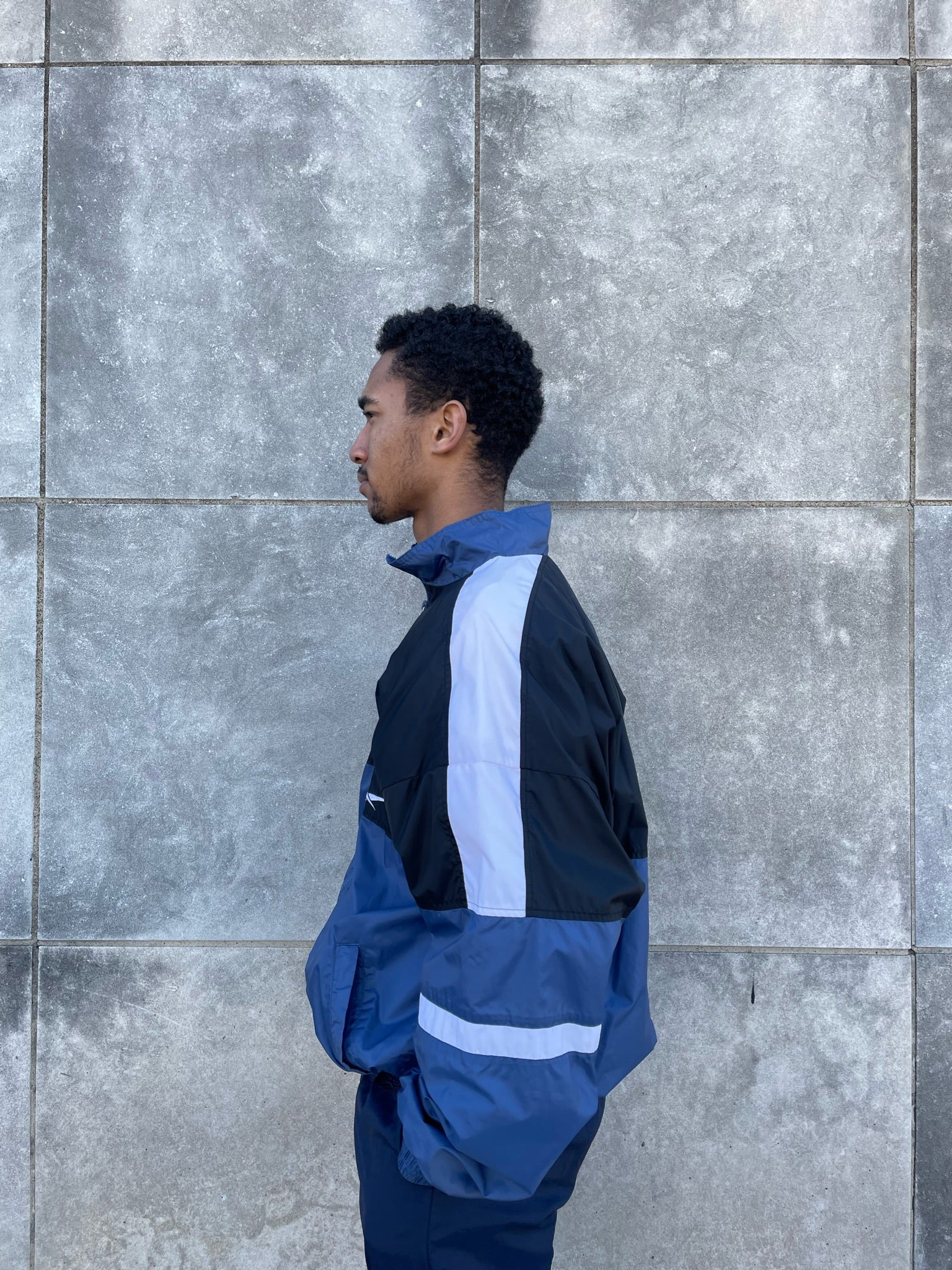 Blue store reebok jacket