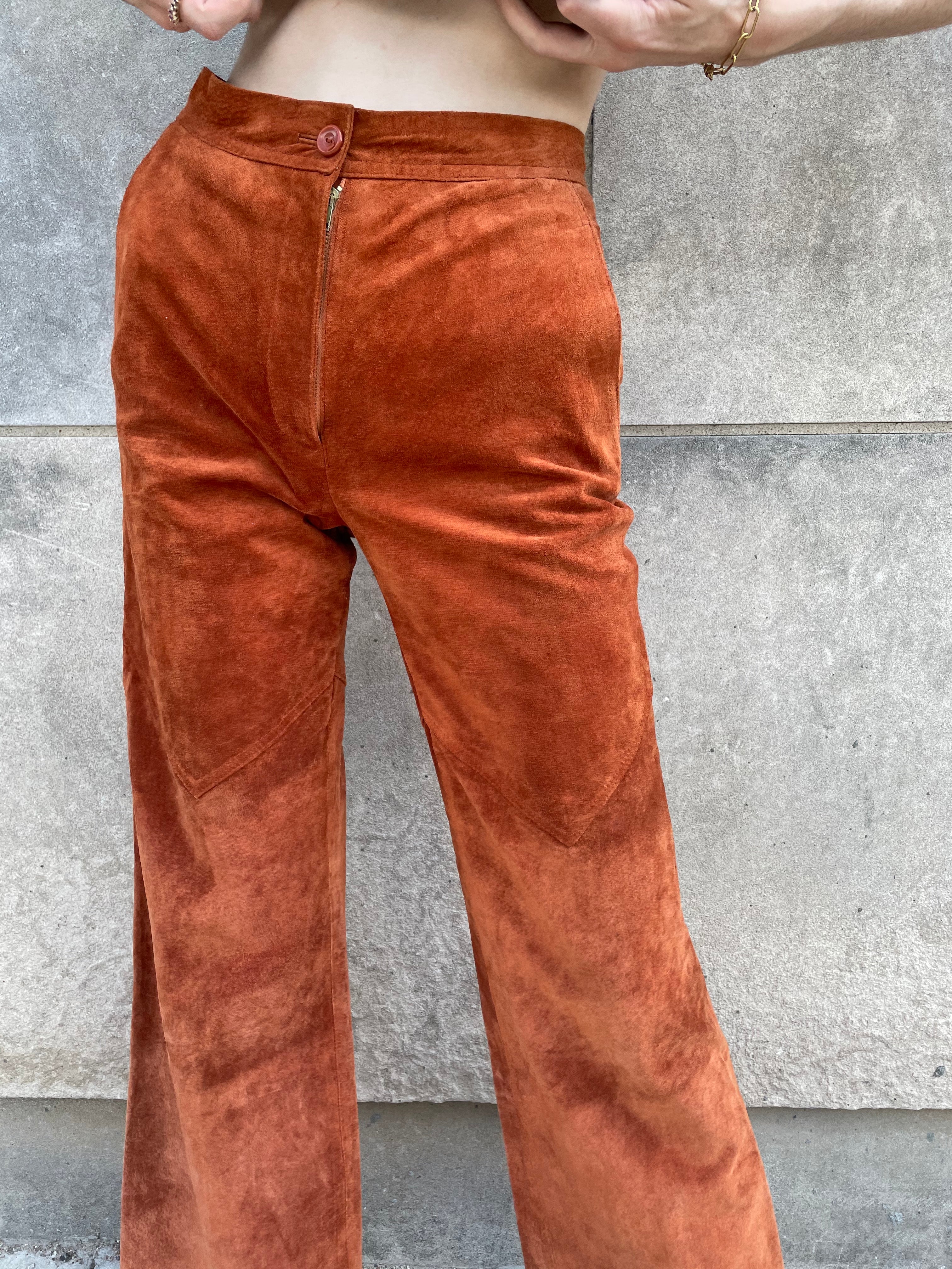 Burnt orange sale bell bottoms