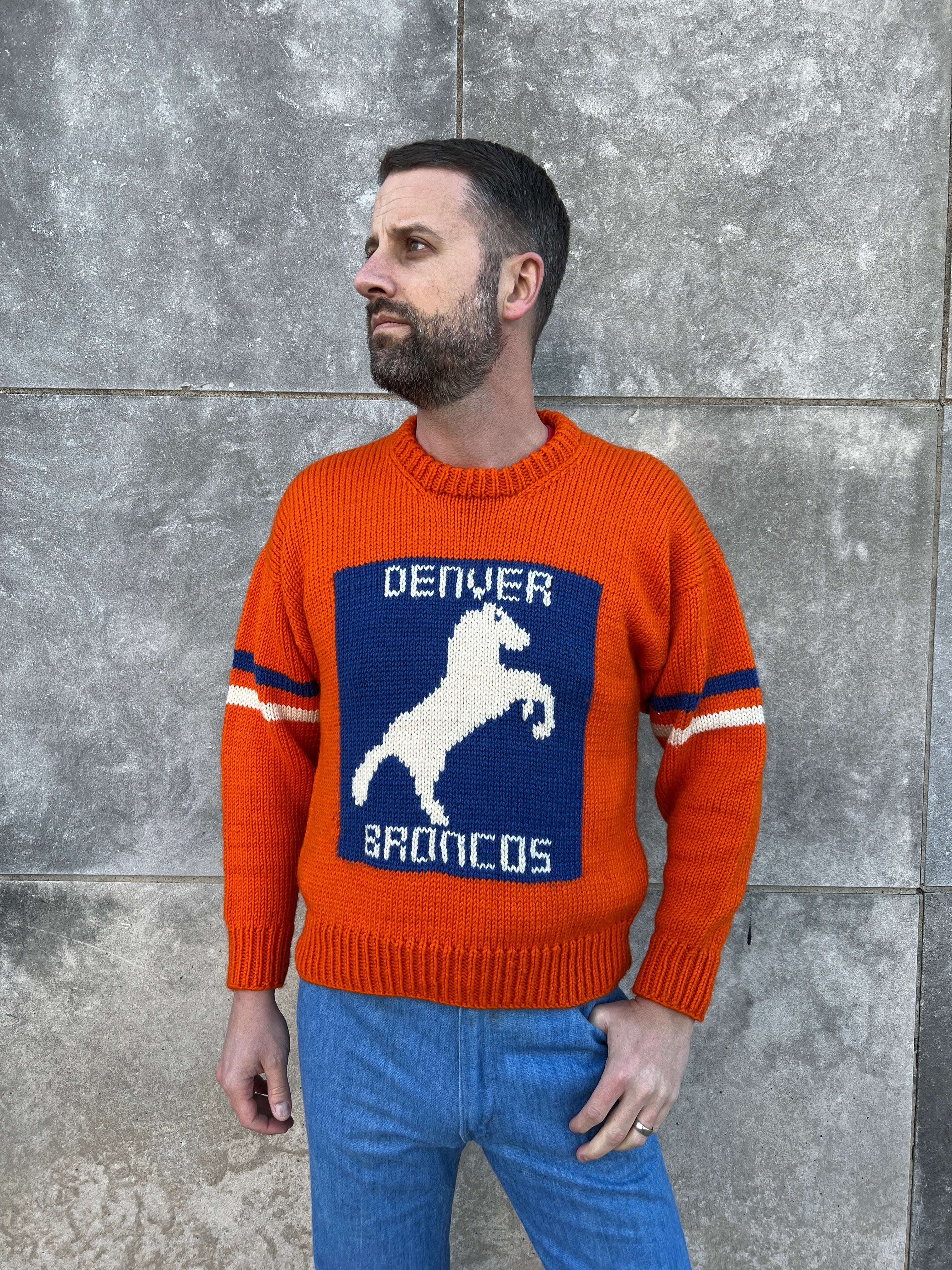 Denver broncos outlet orange sweatshirt