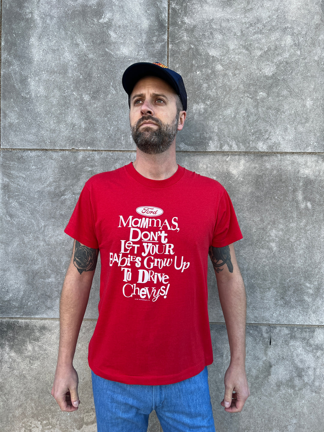 70s Vintage Ford T-Shirt: Mama's Don't Let Your Babies Grow Up