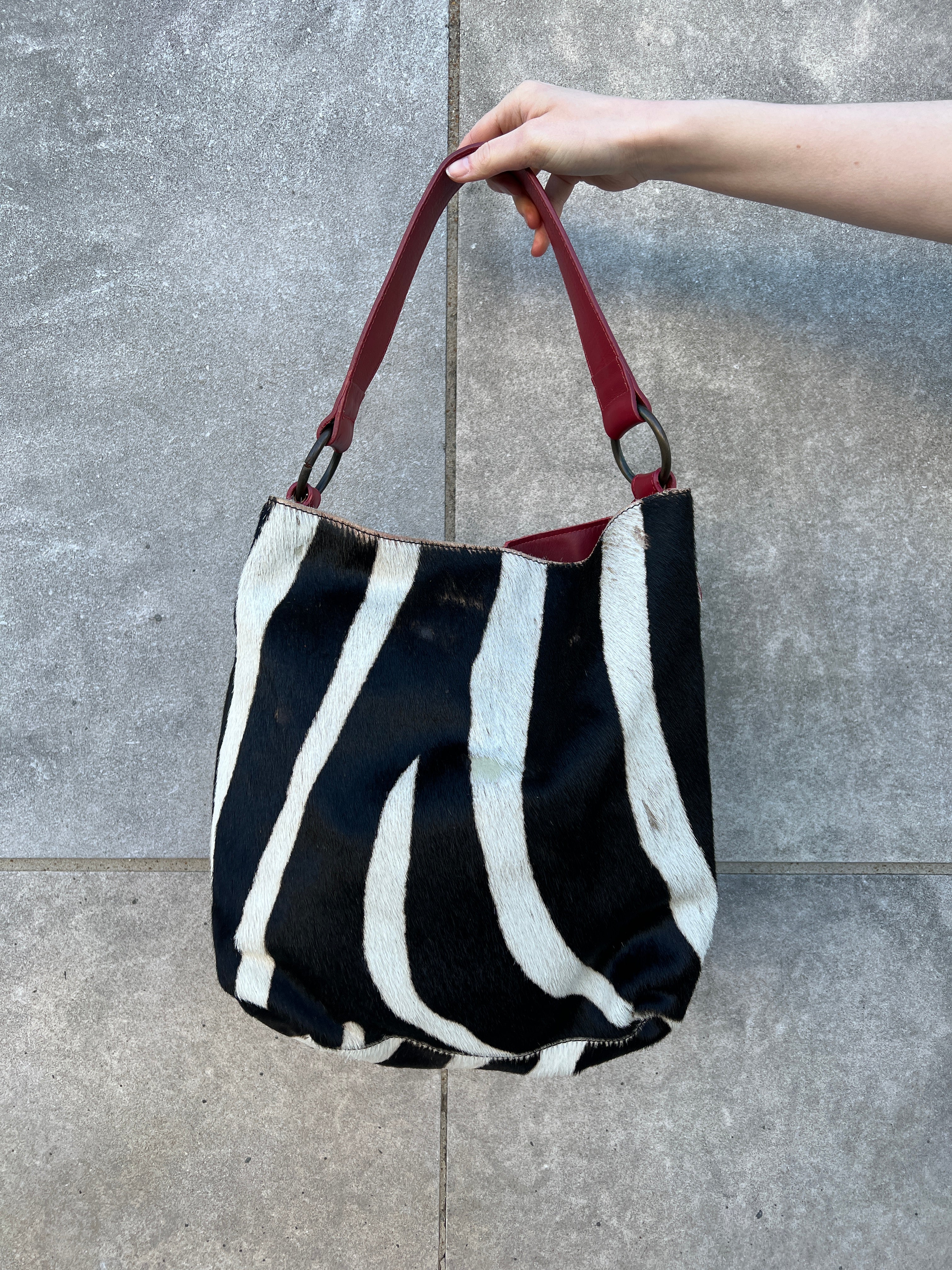 Zebra Small Top Handle Bag Vegan Leather Tiny Purse Summer Fashion Handbag  - Etsy