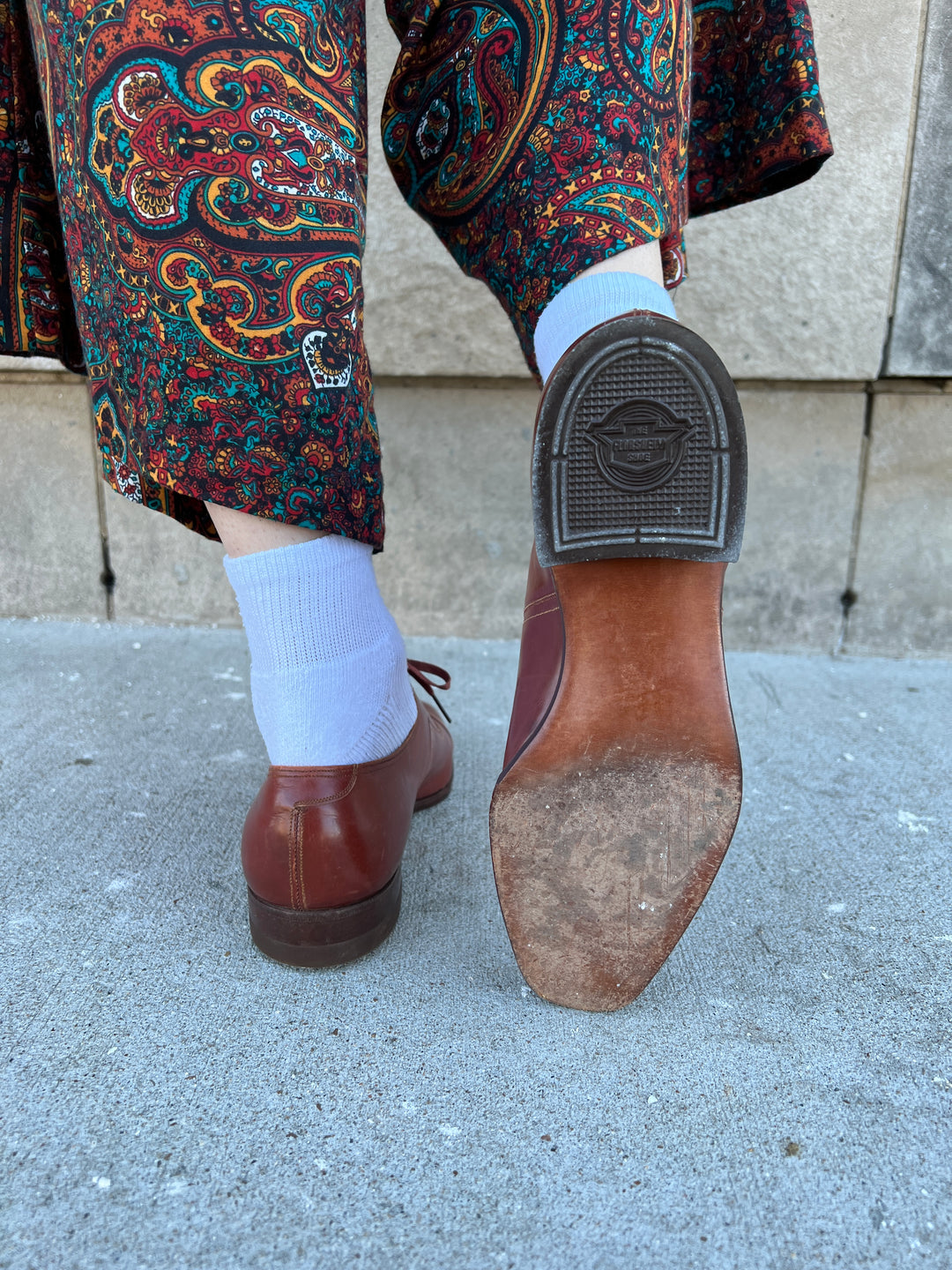 30s Brown Leather Lace up Dress Shoes, Florsheim The Hip Zipper Nashville 30s Brown Leather Lace up Dress Shoes, Florsheim The Hip Zipper Nashville