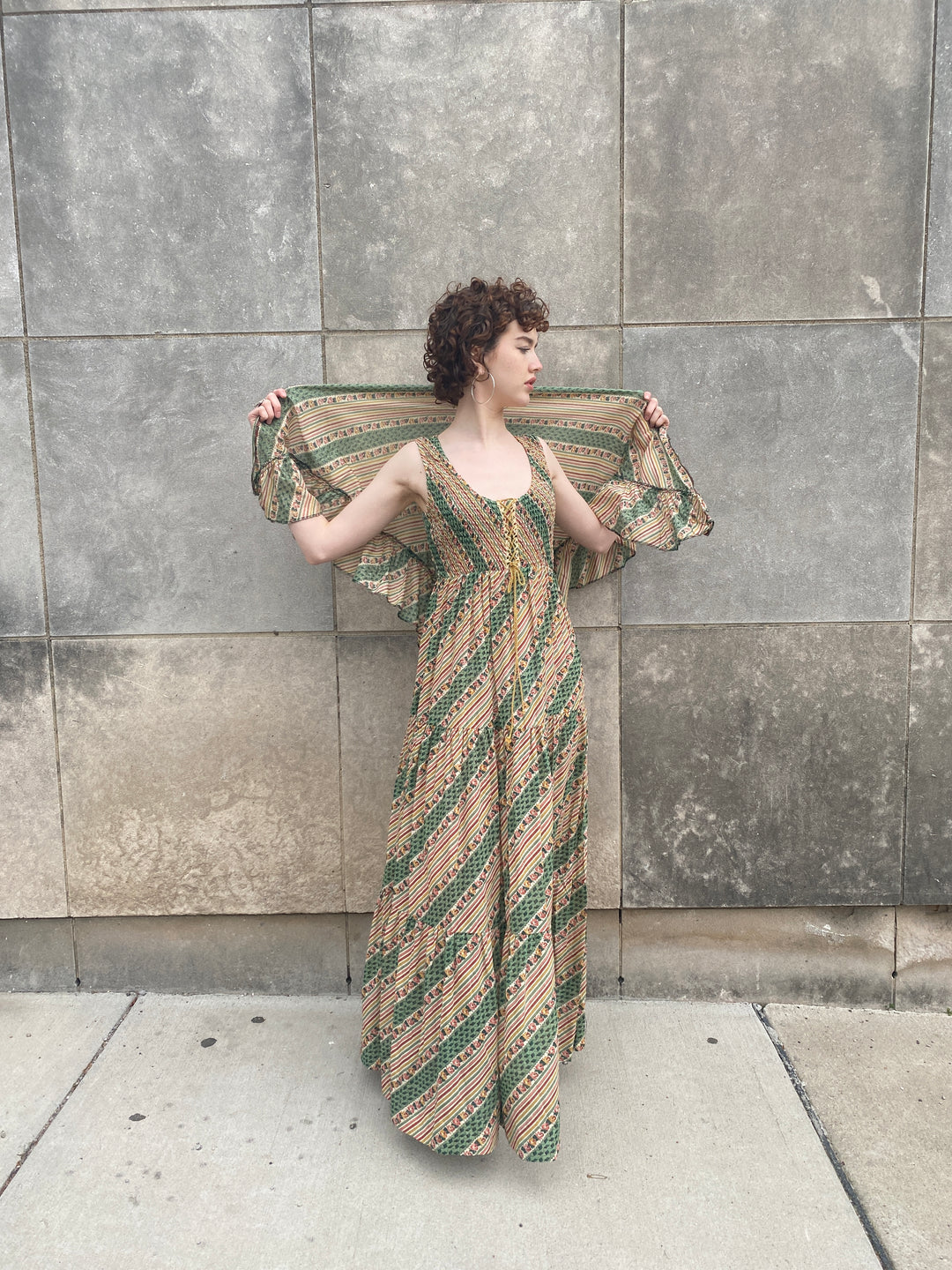 Seventies maxi dress Clearance