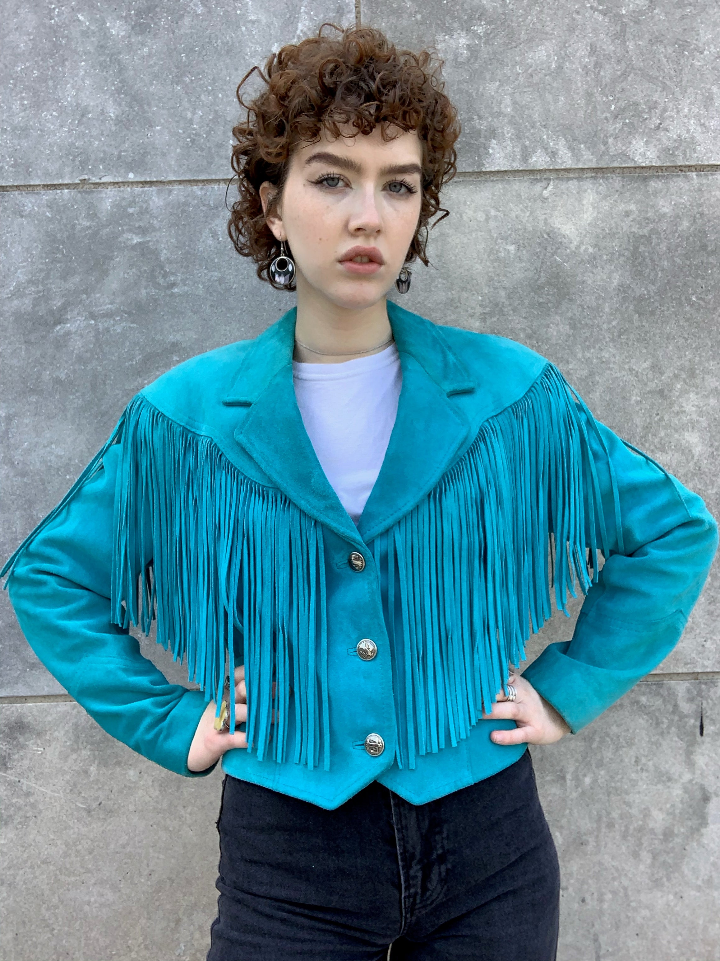 80s cropped cheap jacket