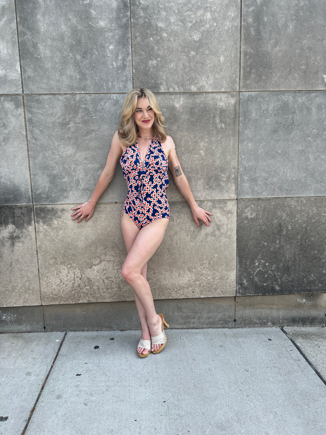 1970s One Piece Swimsuit