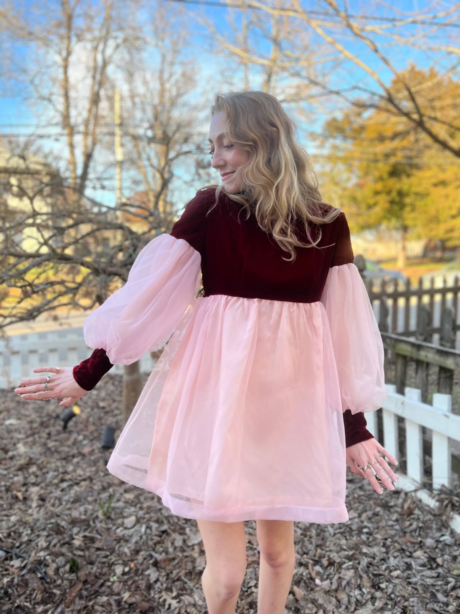 Pink tulle skirt outlet 60s